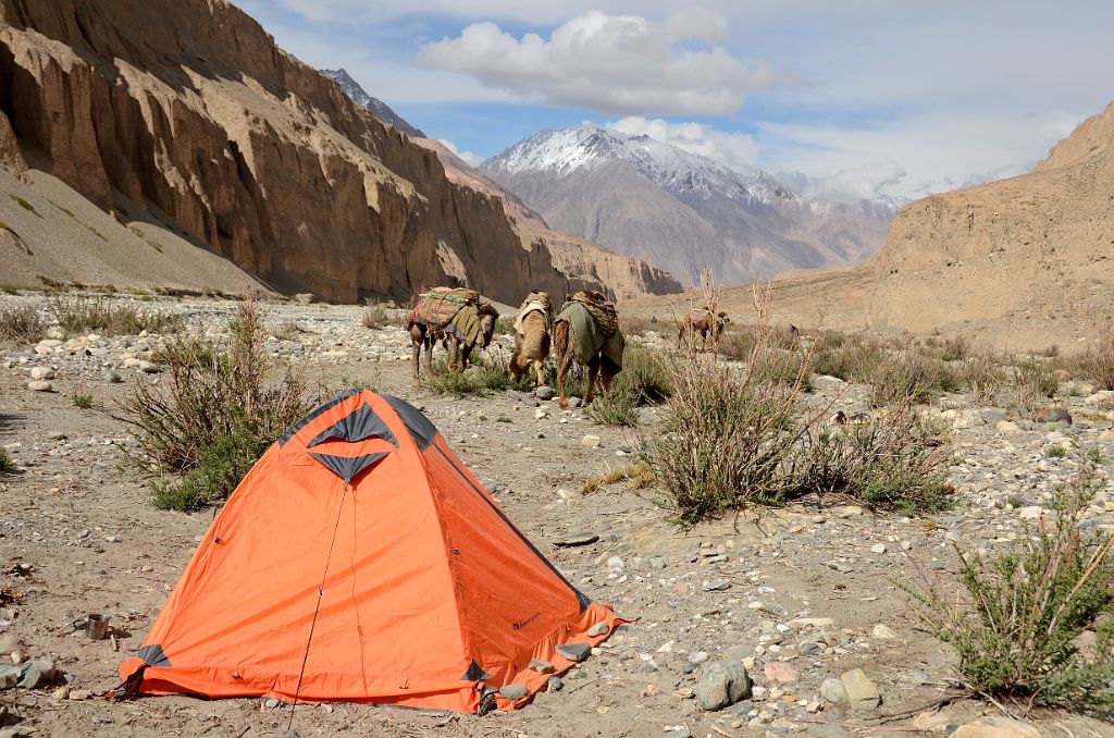 12 My Tent Next To Surakwat River At Sarak 3759m On Trek To K2 North Face In China
